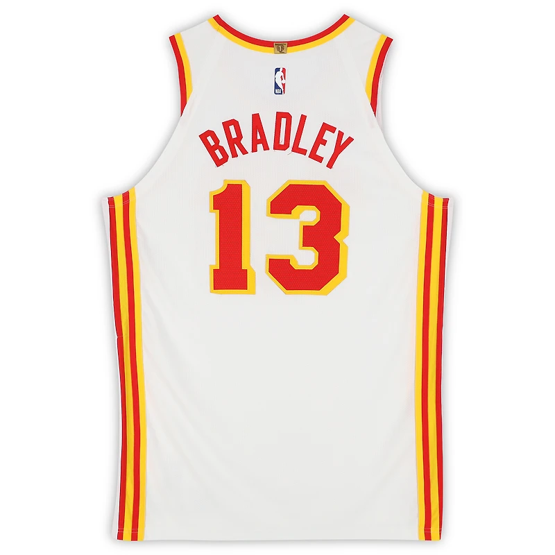 Tony Bradley Atlanta Hawks Game-Used #13 White Nike Jersey vs. New York Knicks on April 25 and 30, 2026 - Size 54+4