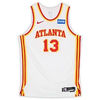 Tony Bradley Atlanta Hawks Player-Issued #13 White Nike Jersey from the 2025-26 NBA Season - Size 54+4