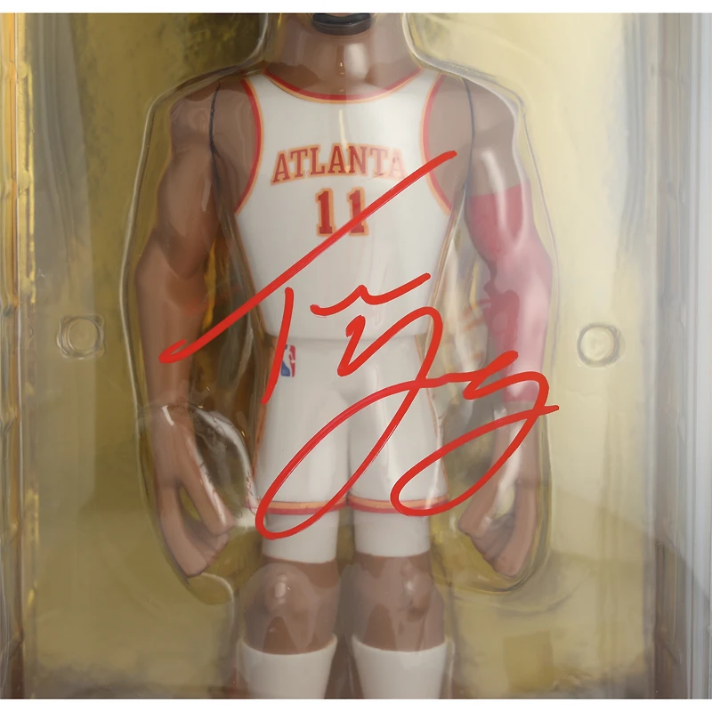 Trae Young Atlanta Hawks Autographed 12" Funko Gold Premium Vinyl Figurine with Chance at Chase