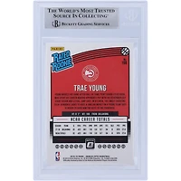 Trae Young Atlanta Hawks Autographed 2018-19 Panini Donruss Optic #198 BAS Authenticated Rookie Card