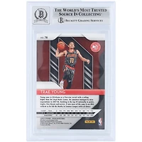 Trae Young Atlanta Hawks Autographed 2018-19 Panini Prizm #78 Beckett Fanatics Witnessed Authenticated 10 Rookie Card