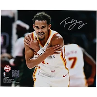 Trae Young Atlanta Hawks Autographed 8" x 10" Celebration Photograph