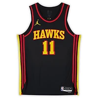 Trae Young Atlanta Hawks Autographed Black Jordan Brand Statement Edition Authentic Jersey with "Ice Trae" Inscription