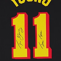 Trae Young Atlanta Hawks Autographed Black Jordan Brand Statement Edition Authentic Jersey with "Ice Trae" Inscription
