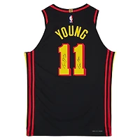 Trae Young Atlanta Hawks Autographed Black Jordan Brand Statement Edition Authentic Jersey with "Ice Trae" Inscription