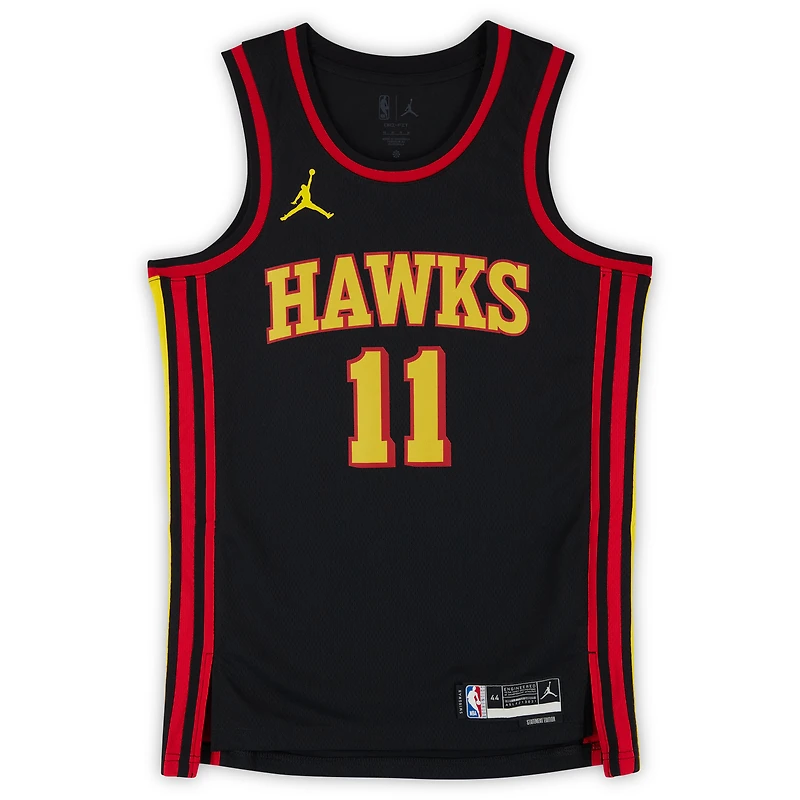 Trae Young Atlanta Hawks Autographed Black Jordan Brand Statement Edition Authentic Jersey