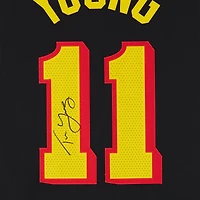 Trae Young Atlanta Hawks Autographed Black Jordan Brand Statement Edition Authentic Jersey
