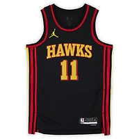 Trae Young Atlanta Hawks Autographed Black Jordan Brand Statement Edition Swingman Jersey with "Ice Trae" Inscription
