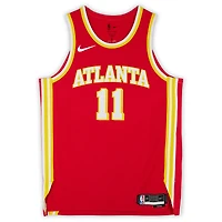 Trae Young Atlanta Hawks Autographed Red Nike Icon Edition Authentic Jersey with "Ice Trae" Inscription