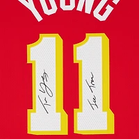 Trae Young Atlanta Hawks Autographed Red Nike Icon Edition Authentic Jersey with "Ice Trae" Inscription
