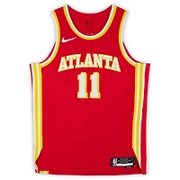 Trae Young Atlanta Hawks Autographed Red Nike Icon Edition Authentic Jersey