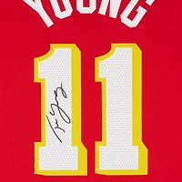 Trae Young Atlanta Hawks Autographed Red Nike Icon Edition Authentic Jersey