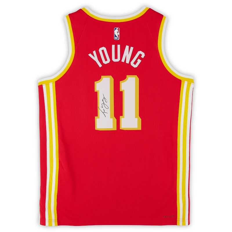 Trae Young Atlanta Hawks Autographed Red Nike Icon Edition Swingman Jersey