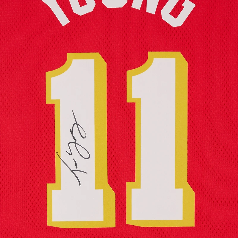 Trae Young Atlanta Hawks Autographed Red Nike Icon Edition Swingman Jersey