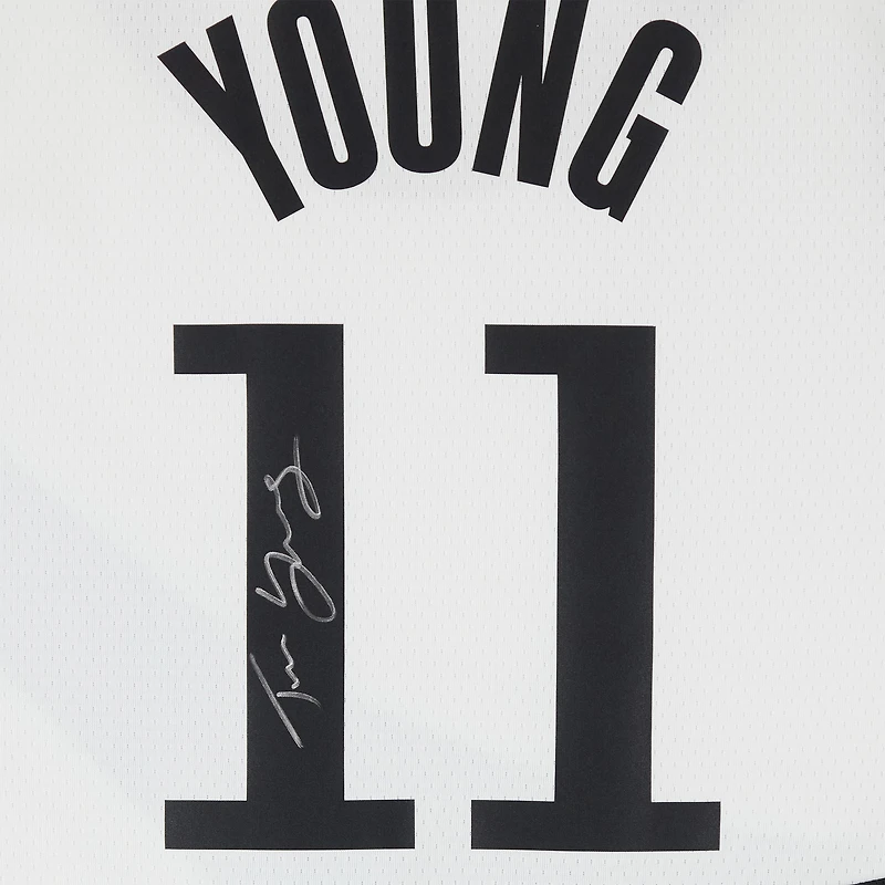 Trae Young Atlanta Hawks Autographed White Nike 2024-25 City Edition Swingman Jersey