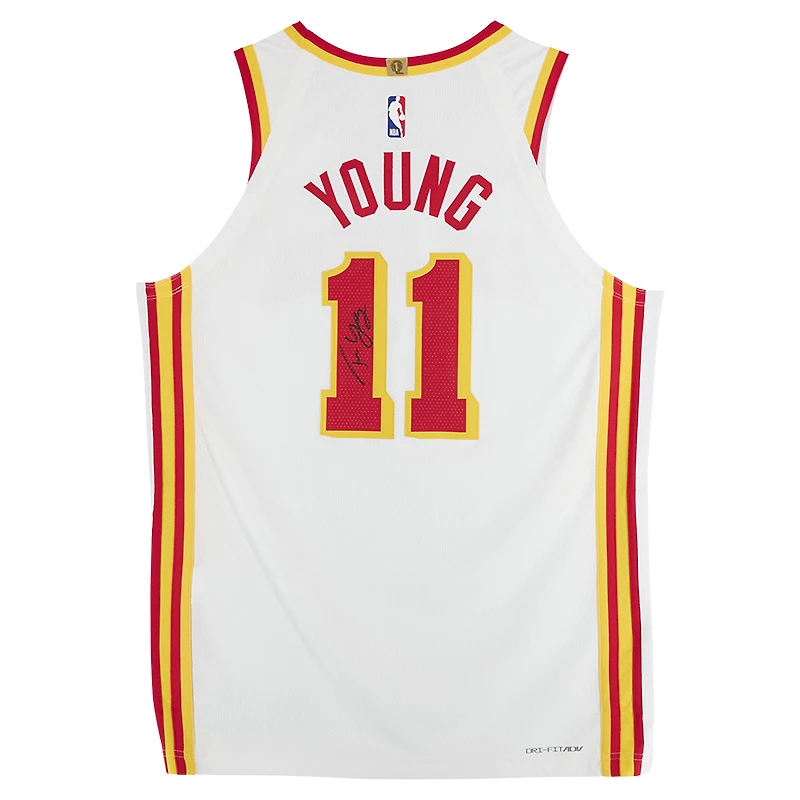 Trae Young Atlanta Hawks Autographed White Nike Association Edition Authentic Jersey  