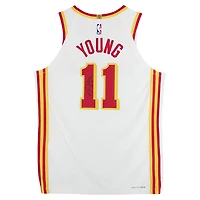 Trae Young Atlanta Hawks Autographed White Nike Association Edition Authentic Jersey