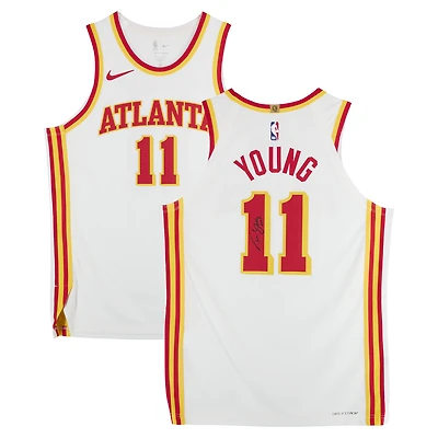 Trae Young Atlanta Hawks Autographed White Nike Association Edition Authentic Jersey  