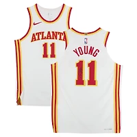 Trae Young Atlanta Hawks Autographed White Nike Association Edition Authentic Jersey  