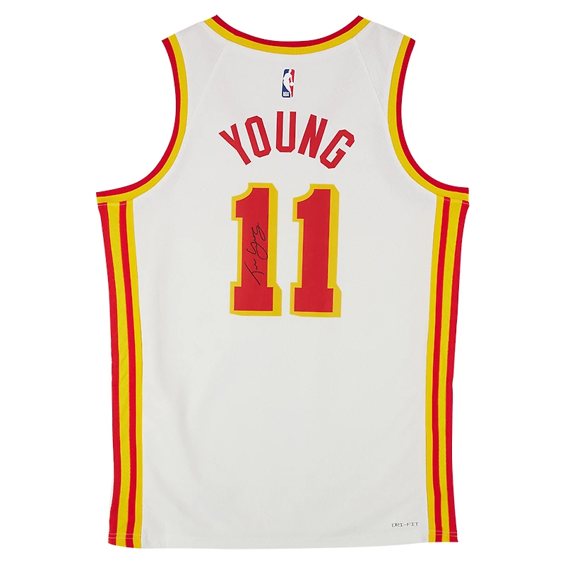 Trae Young Atlanta Hawks Autographed White Nike Association Edition Swingman Jersey