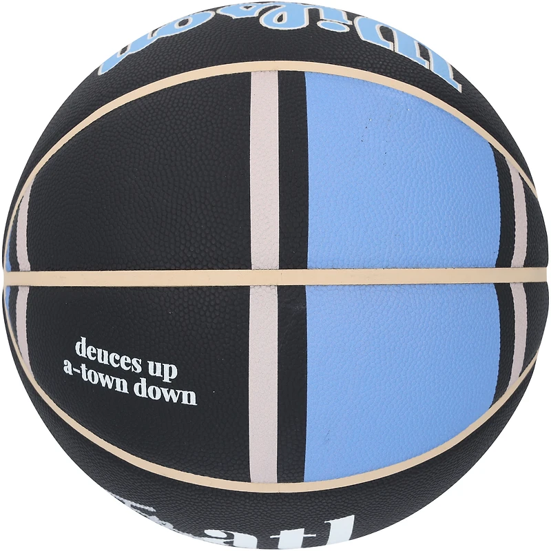 Trae Young Atlanta Hawks Autographed Wilson 2023-24 City Edition Collector Basketball