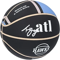 Trae Young Atlanta Hawks Autographed Wilson 2023-24 City Edition Collector Basketball