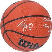 Trae Young Atlanta Hawks Autographed Wilson Authentic Series Indoor/Outdoor Basketball with "Ice Trae" & "True to Atlanta" Inscriptions - Limited Edition of 25