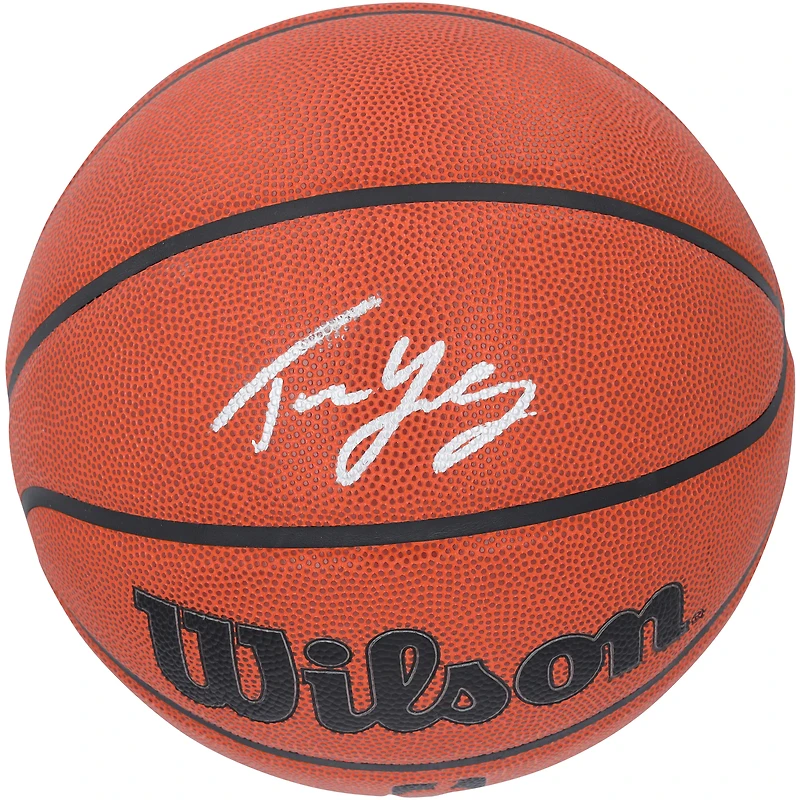 Trae Young Atlanta Hawks Autographed Wilson Authentic Series Indoor/Outdoor Basketball