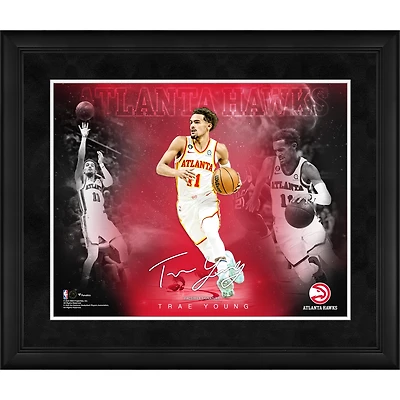 Trae Young Atlanta Hawks Facsimile Signature Framed 16" x 20" Stars of the Game Collage