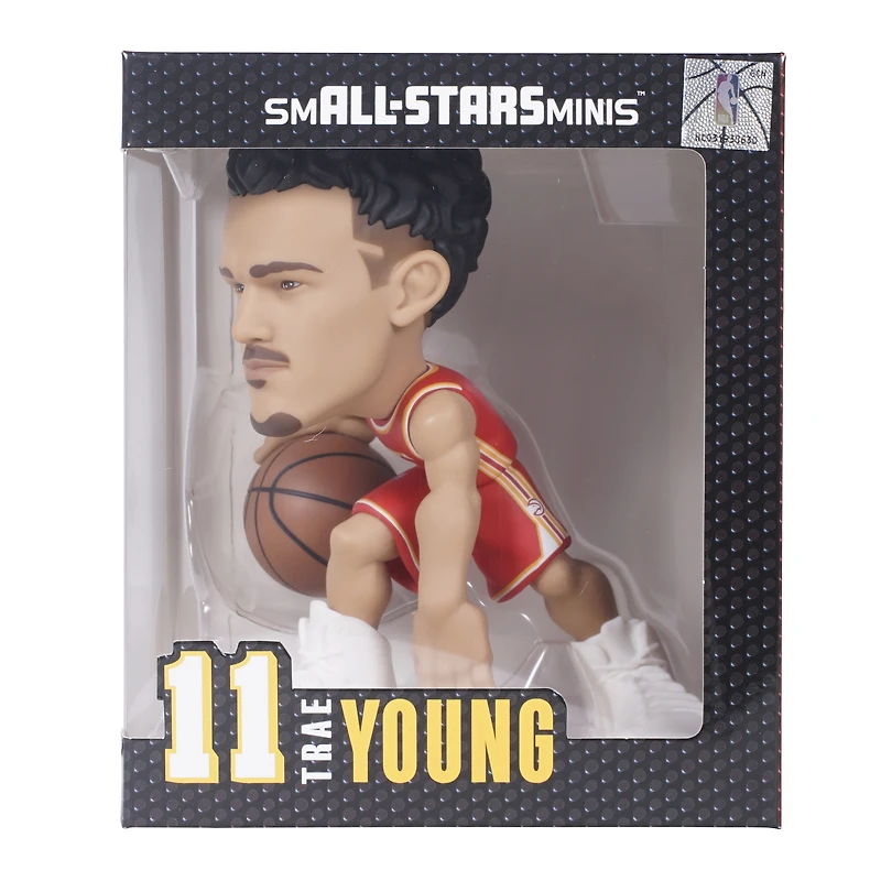 Figurine en vinyle 6" Trae Young Atlanta Hawks smALL-STARS Minis - Recherchez des variantes de couleurs unies d'équipe peu communes, rares et ultra rares en édition limitée