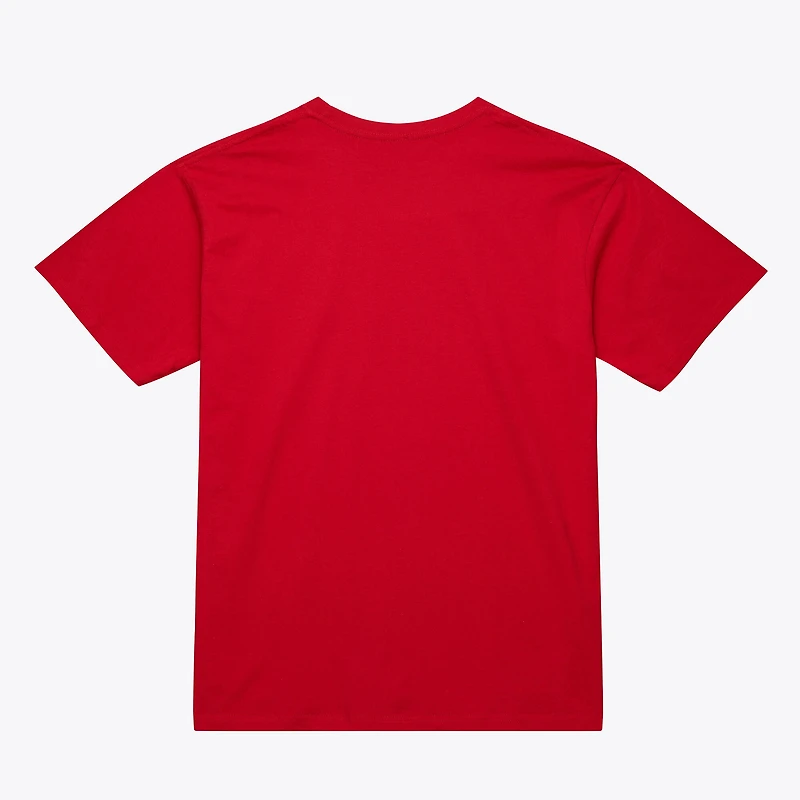 Unisex Mitchell & Ness Red Atlanta Hawks Hardwood Classics Arch T-Shirt