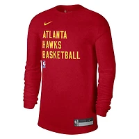 T-shirt à manches longues unisexe Nike Atlanta Hawks 2023/24 Legend On-Court Practice rouge