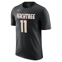 Unisex Nike Trae Young Black Atlanta Hawks 2025/26 City Edition Name & Number T-Shirt