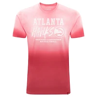 Unisex Sportiqe Red Atlanta Hawks Bingham Sun-Fade T-Shirt