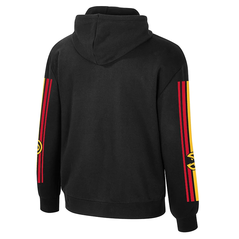 Unisex Stadium Essentials Black Atlanta Hawks City Star Hoodie
