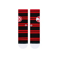Chaussettes unisexes Stance Atlanta Hawks Prep Stripe Crew