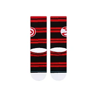 Chaussettes unisexes Stance Atlanta Hawks Prep Stripe Crew