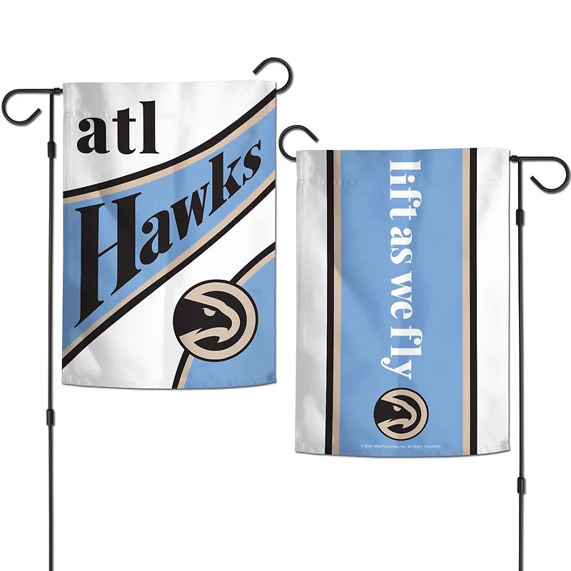 V110681 Drapeau de jardin double face HAWKS 12x18 FLAGRN 87172324 #15