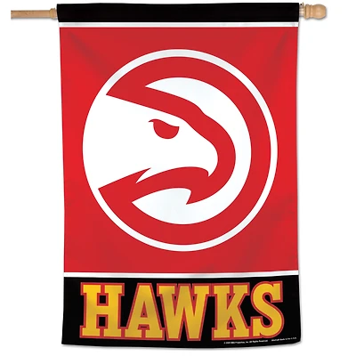 Bannière verticale simple face WinCraft Atlanta Hawks 28" x 40"