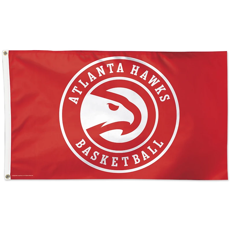 WinCraft Atlanta Hawks 3' x 5' Circle Logo One-Sided Flag