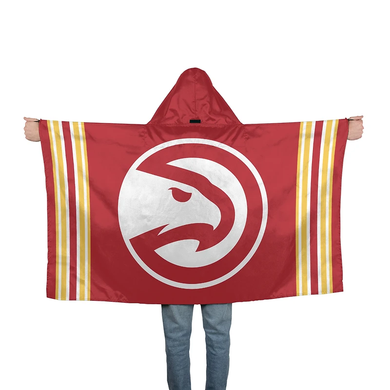 Drapeau à capuche WinCraft Atlanta Hawks 3' x 5'