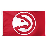 WinCraft Atlanta Hawks Drapeau simple face avec logo principal 3 pi x 5 pi