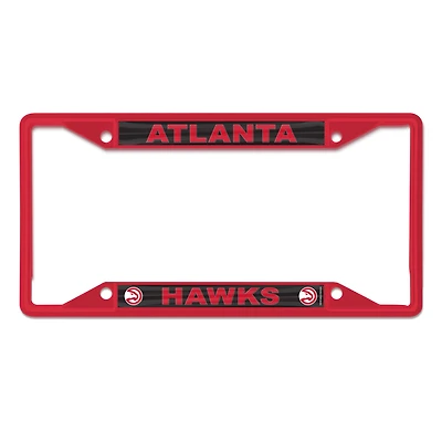 Cadre de plaque d'immatriculation chromé WinCraft Atlanta Hawks