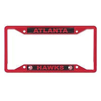 Cadre de plaque d'immatriculation chromé WinCraft Atlanta Hawks