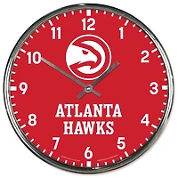 WinCraft Atlanta Hawks Chrome Wall Clock