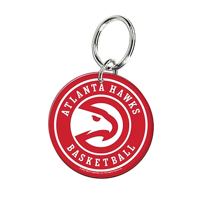 Porte-clés WinCraft Atlanta Hawks en acrylique de qualité supérieure