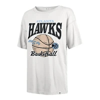 T-shirt blanc Atlanta Hawks City Edition Down Court Sadie pour femme '47
