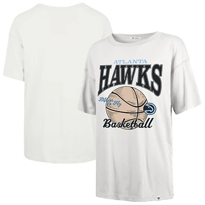 T-shirt blanc Atlanta Hawks City Edition Down Court Sadie pour femme '47