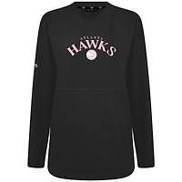 Women's Levelwear Atlanta Hawks Mother's Day Beaudry Arched Pullover Sweatshirt