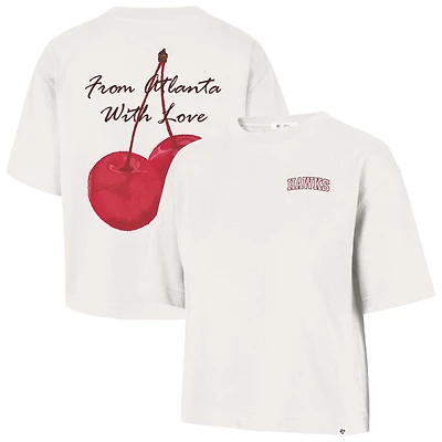 Women's '47 Cream Atlanta Hawks Love Letter Reed City T-Shirt